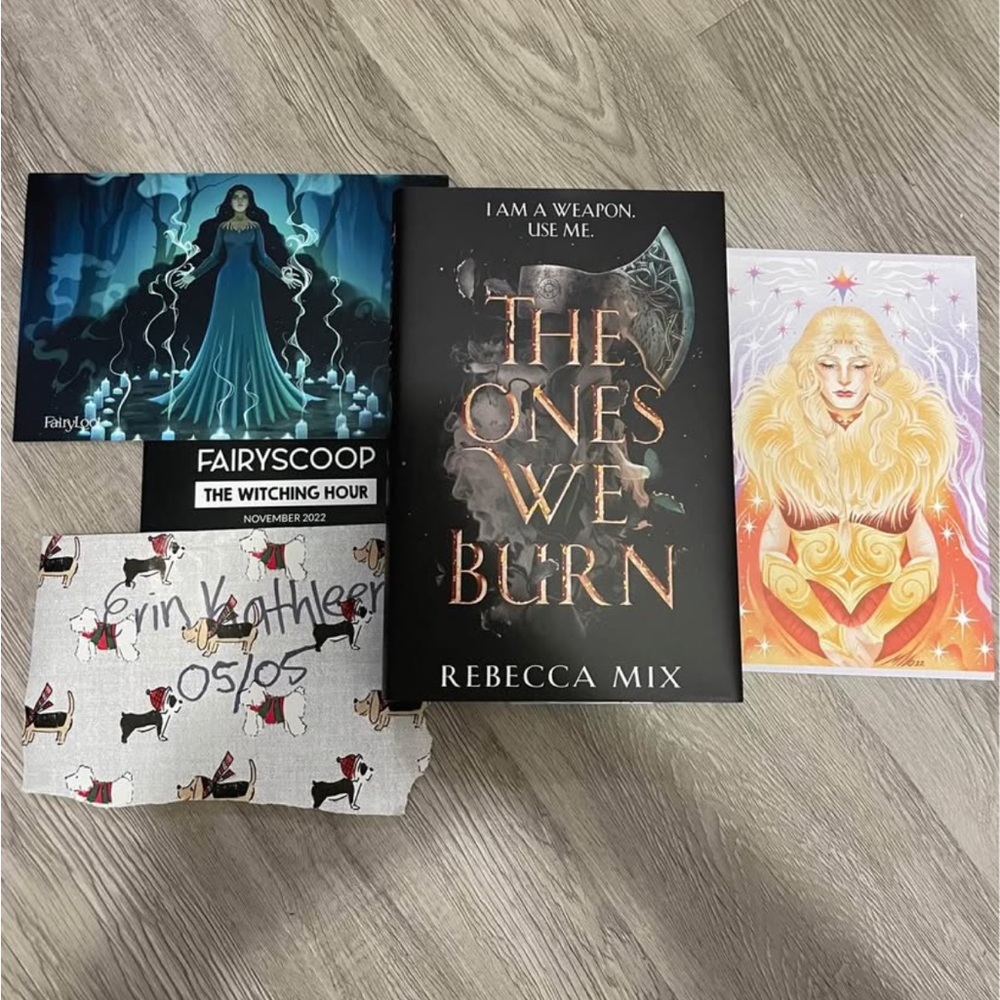 Fairyloot The Ones We Burn Special Edition book